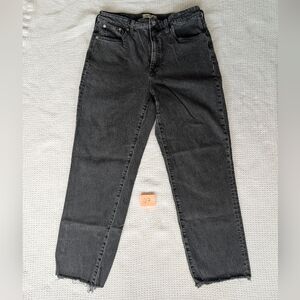 Madewell Curvy Perfect Vintage Straight Jean // Black Wash